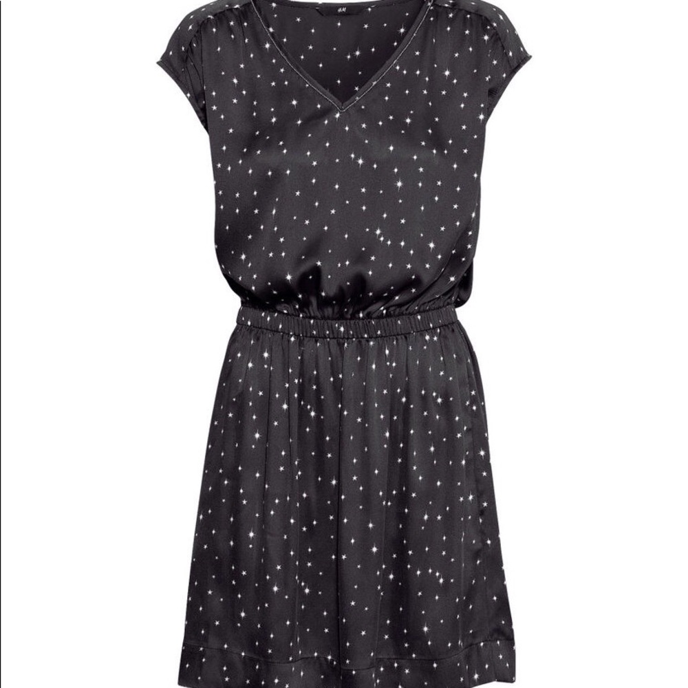 H&M black Dress with Stars